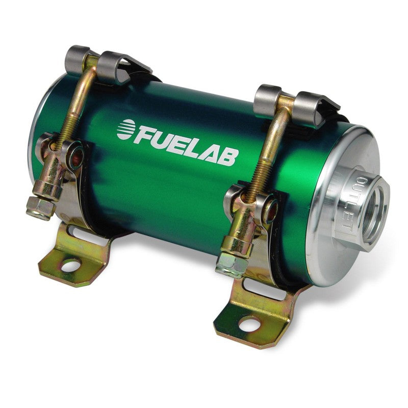 FUELAB 41402-6 Лінійний паливний насос PRODIGY (140 GPH @ 45 PSI, 100 PSI max, до 1400 HP) Зелений Photo-1 