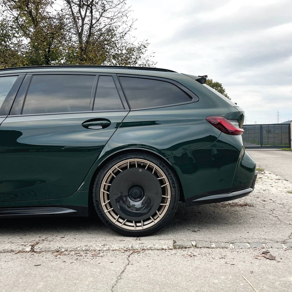 GOLD LEAF ADEVO-G8X-827M-MT Ковпаки коліс Aero Disc EVO (карбон / матові) для BMW M3 (G80) / M4 (G82) диски 827 M Photo-7 