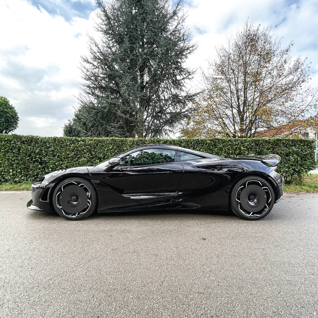 GOLD LEAF ADEVO-MCL750S-GL Ковпаки коліс Aero Disc EVO (карбон / глянець) для MCLAREN 750S OEM диски Photo-11 