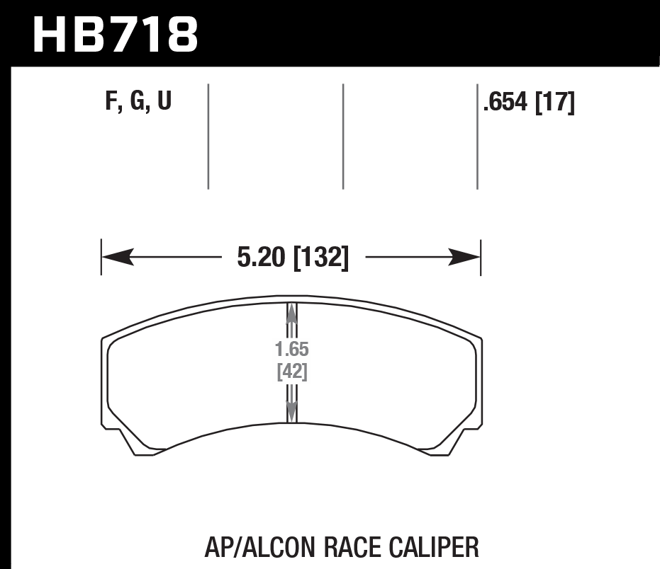 HAWK HB718D.654 Гальмівні Колодки ER-1 Endurance Racing Photo-1 