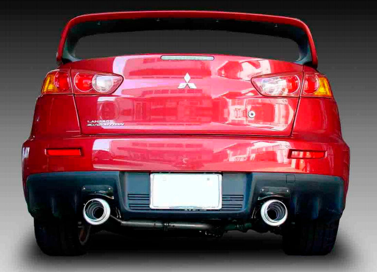 HKS 31019-AM010/AM009 Вихлопна система Silent HiPower для MITSUBISHI EVO X Photo-3 