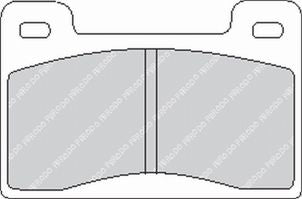 FERODO FCP461H Гальмівні колодки DS2500 Photo-0 