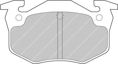 FERODO FDS558 Гальмівні колодки Photo-0 