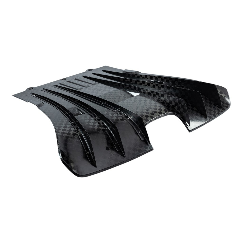 KLINE INNOVATION KL-AER-POR-992GT3RS-CFRD Задній дифузор з карбону (нержавіюча сталь) для PORSCHE 911 GT3 RS (992) Photo-0 