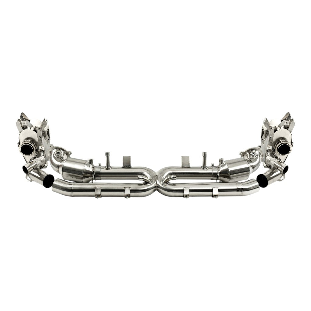 KLINE INNOVATION KL-POR-992.2TTH-RS-VALVE-RS-INC Вихлопна система Cat-Back Valvetronic із клапанним керуванням (Inconel 625) для PORSCHE 911 Turbo / Turbo S (992.2) Photo-0 