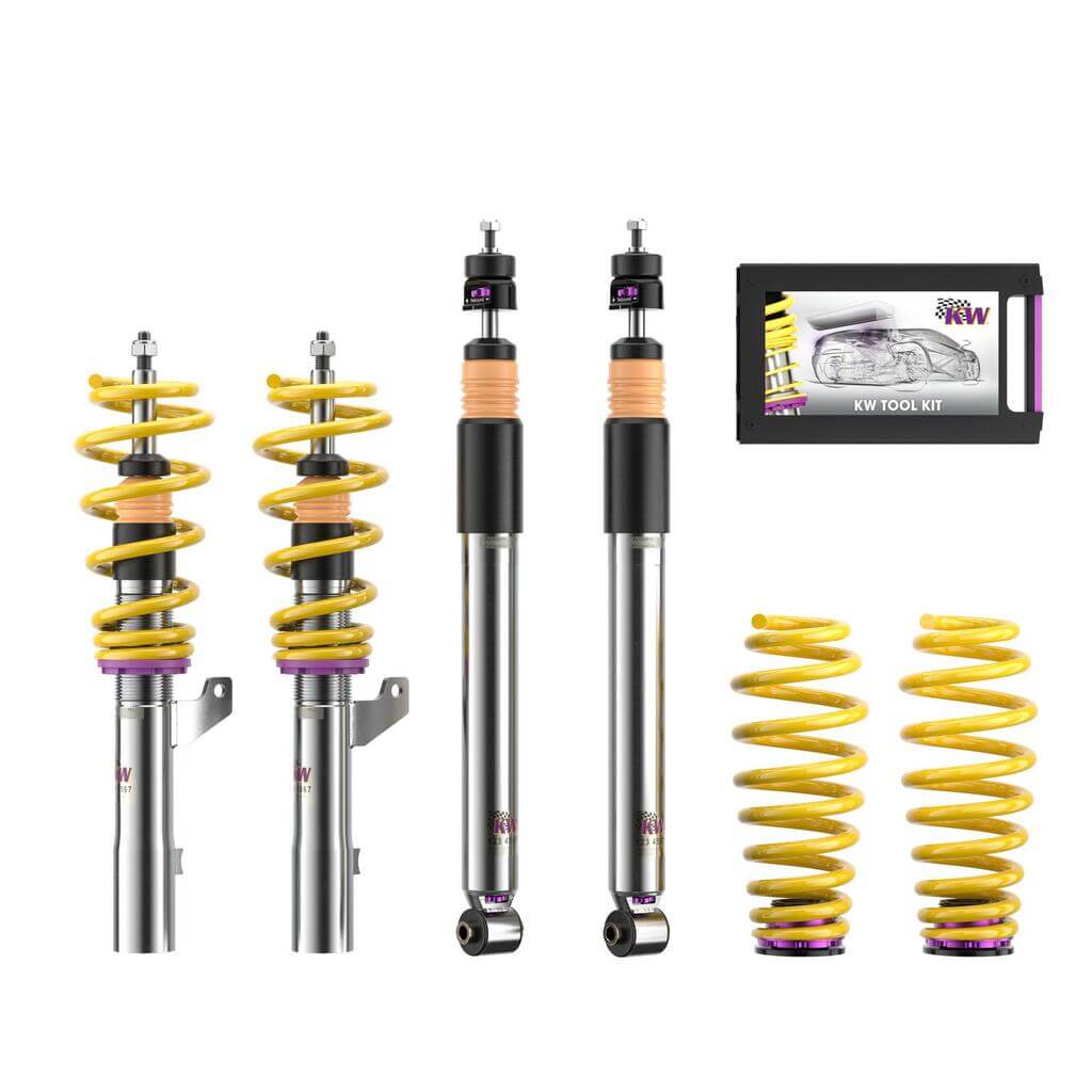 KW 352200GD Комплект койловерів V3 Inox (включаючи модуль деактивації електронних амортизаторів) для BMW 420i / 420d / 430i (G23) Photo-0 