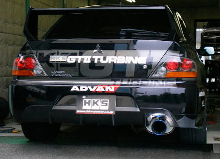 HKS 31029-AM001 Вихлопна система Super Turbo Muffler для MITSUBISHI EVO 9 Photo-2 