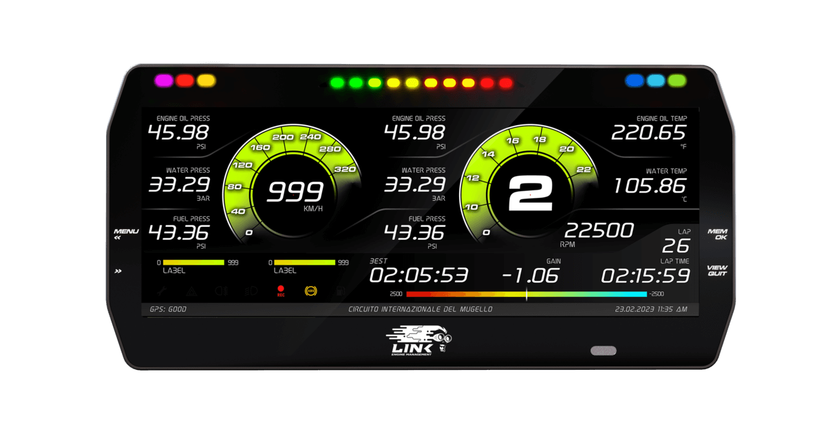 Link ECU 100-0177 Приладова панель Link MXT Strada 10-дюймова для перегонів Photo-0 