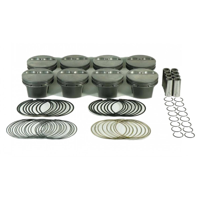 MAHLE 197725150T К-т поршнів з покриттям TBC (359cid 4.050 x 1.550CH, 3.480/3.500stroke, 5.700rod, 0.927pin, -5.0cc, 471g, 10.3CR, 4032) для CHEVROLET Small Block Photo-0 