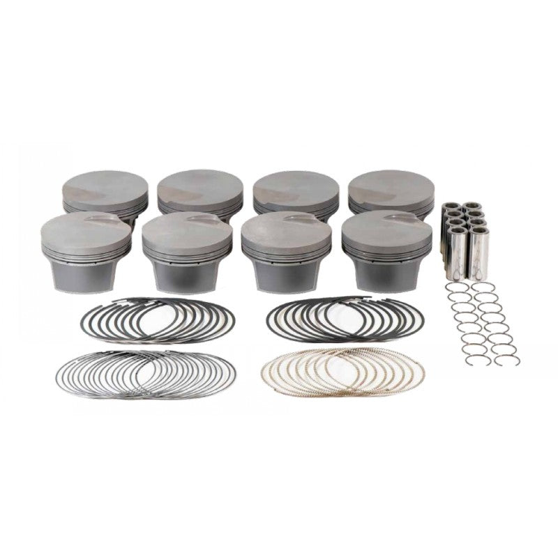 MAHLE 930252140T К-т поршнів з покриттям TBC (395cid 4.040 x 1.275CH, 3.850stroke, 6.000rod, 0.927pin, -3.2cc, 468g, 11.7CR, 4032) для FORD Cleveland Photo-0 