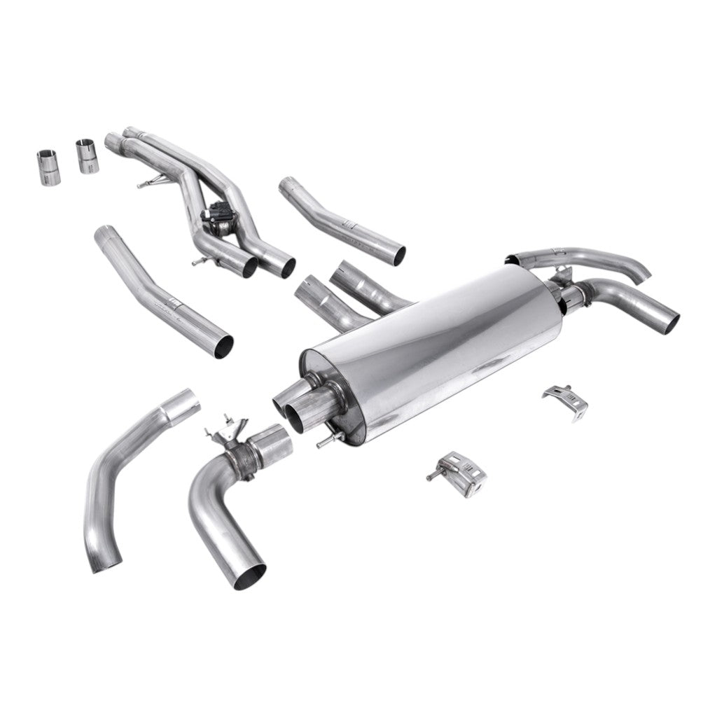 MILLTEK SSXAU1027 Вихлопна система Front Pipe-Back, 3" для AUDI SQ7 4.0 / SQ8 4.0 2020- Photo-0 