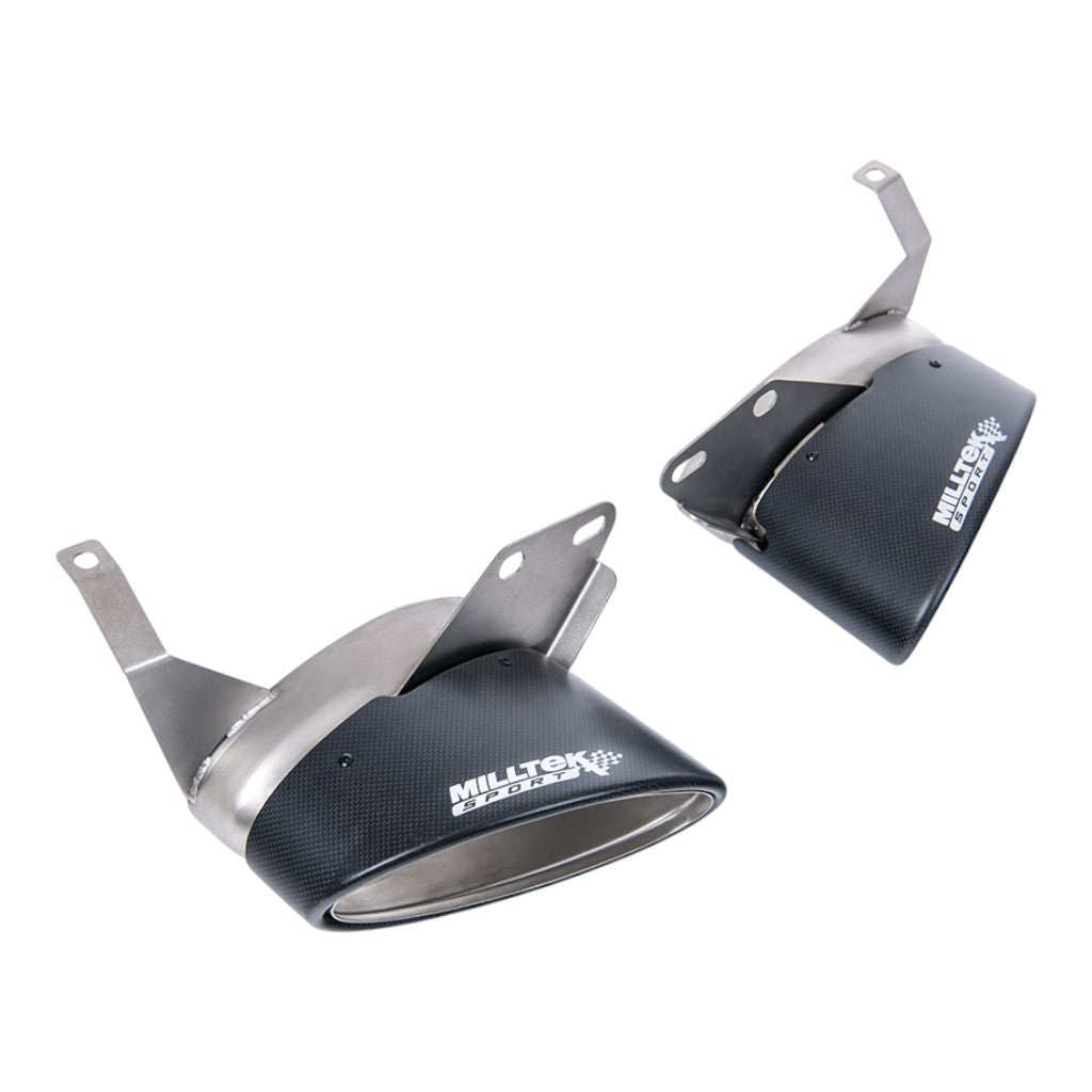 MILLTEK SSXAU1034 Карбовані насадки (заміна MSTIP269/270 або MSTIP271/272) для AUDI RS6 / RS7 (C8) 2019- Photo-0 