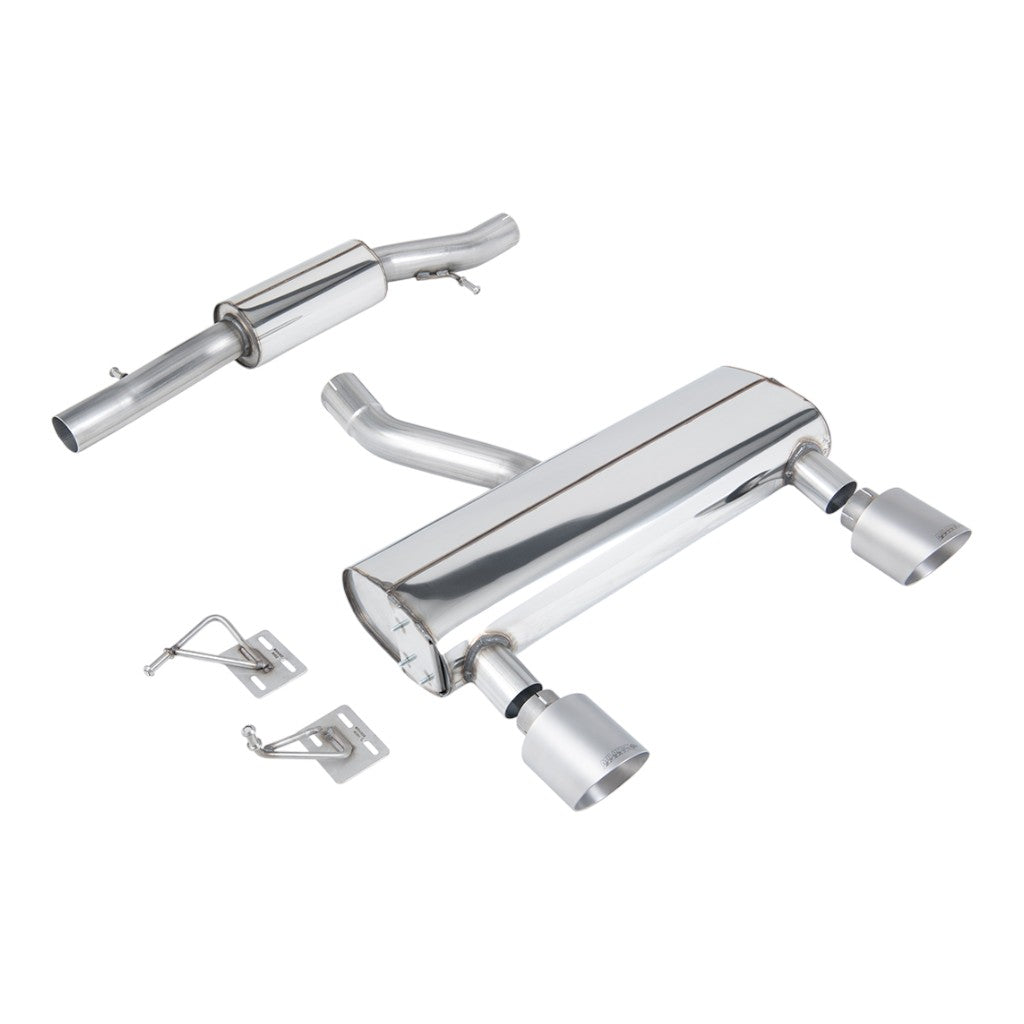 MILLTEK SSXAU1038 Вихлопна система Cat-Back, 2.76" (насадки GT-115, матовий титан) для AUDI TT 3.2L (8N) 2003-2006 Photo-0 