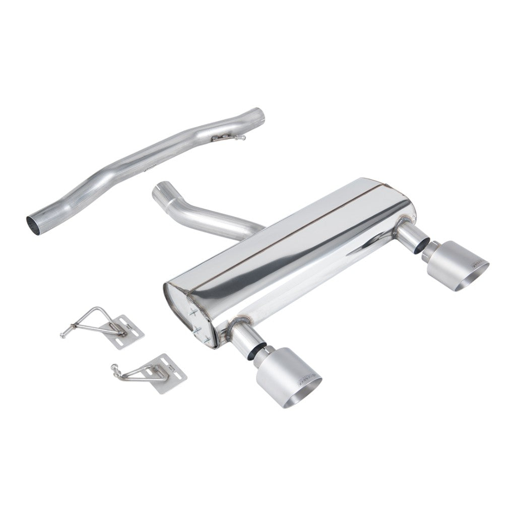 MILLTEK SSXAU1044 Вихлопна система Cat-Back, 2.76" (насадки GT-115, матовий титан) для AUDI TT 3.2L (8N) 2003-2006 Photo-0 