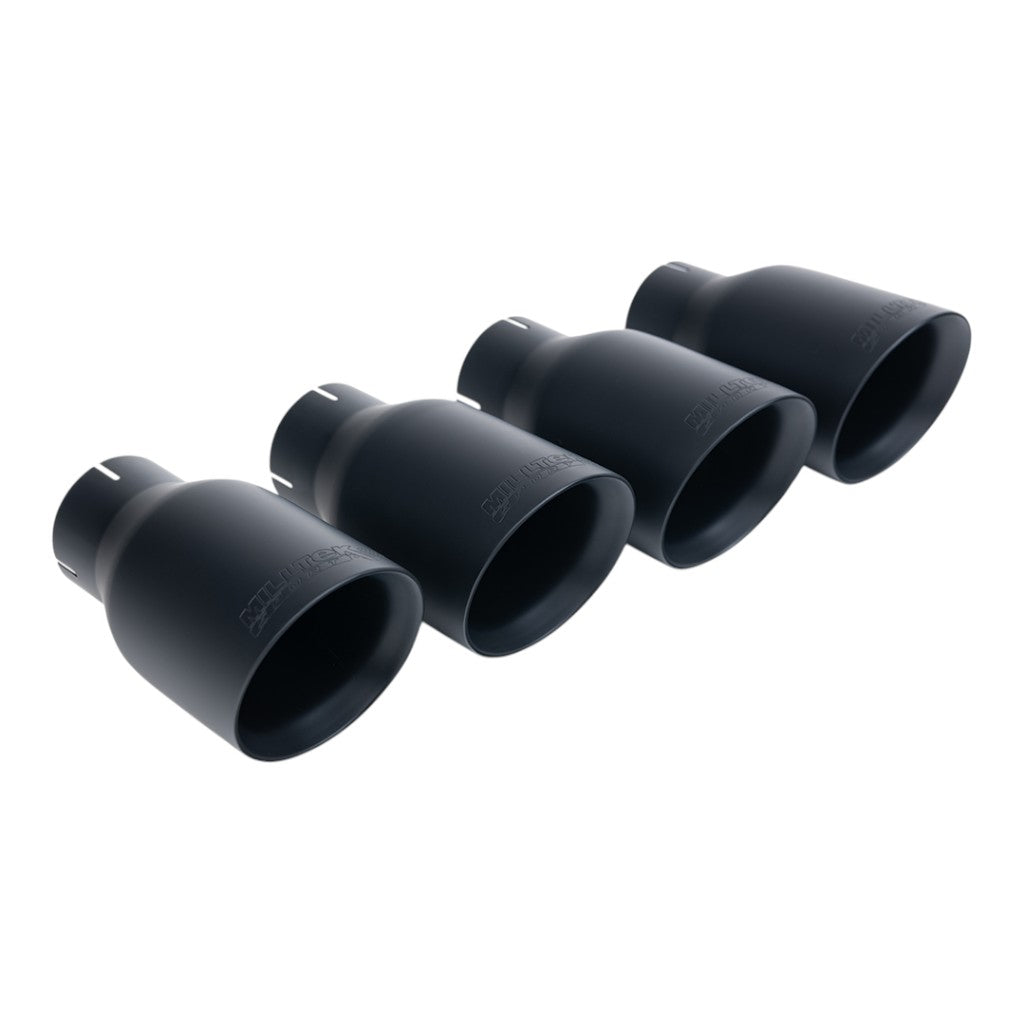 MILLTEK SSXAU1081 Вихлопна система Cat-Back, 2.5" (насадки GT-100, чорний Cerakote) для AUDI S4 RHD (B9) 2016– Photo-1 