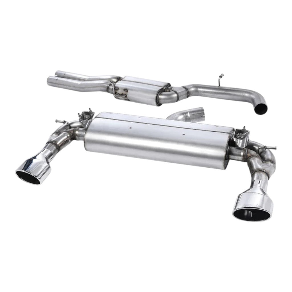 MILLTEK SSXAU969 Вихлопна система Cat-Back, 3.15" (поліровані насадки) для AUDI RS3 Sportback (8V) 2015–2017 Photo-0 
