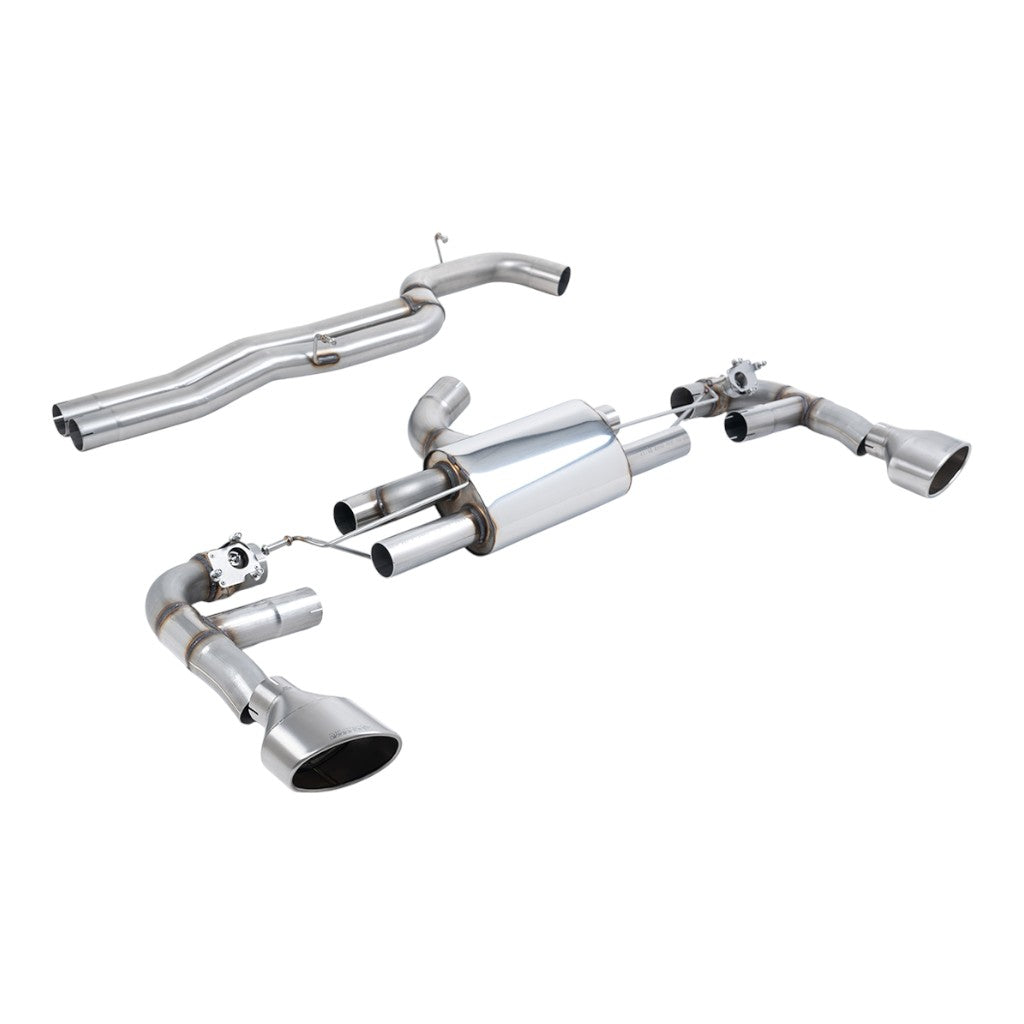 MILLTEK SSXAU980 Вихлопна система Cat-Back, 3.15" (насадки - титан) для AUDI RS3 (8Y) 2021- Photo-0 