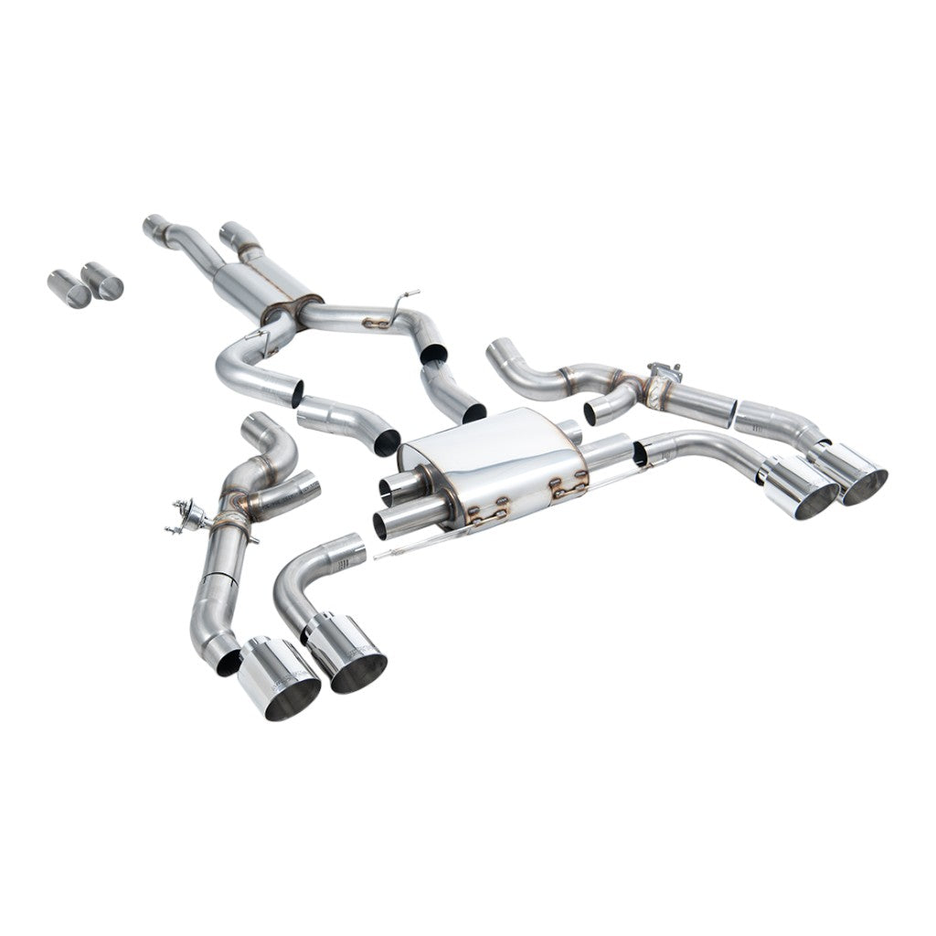 MILLTEK SSXBM1197 Вихлопна система Axle-Back, 3.15" (насадки поліровані GT-115) для BMW X3M (G01) / X4M (G02) Photo-0 