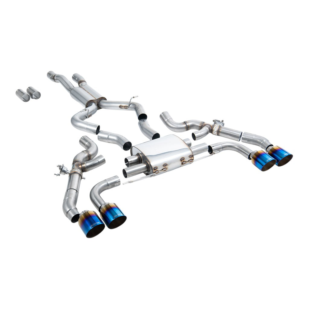 MILLTEK SSXBM1213 Вихлопна система Axle-Back, 3.15" (насадки GT-115, синій титан) для BMW X3M (G01) / X4M (G02) Photo-0 