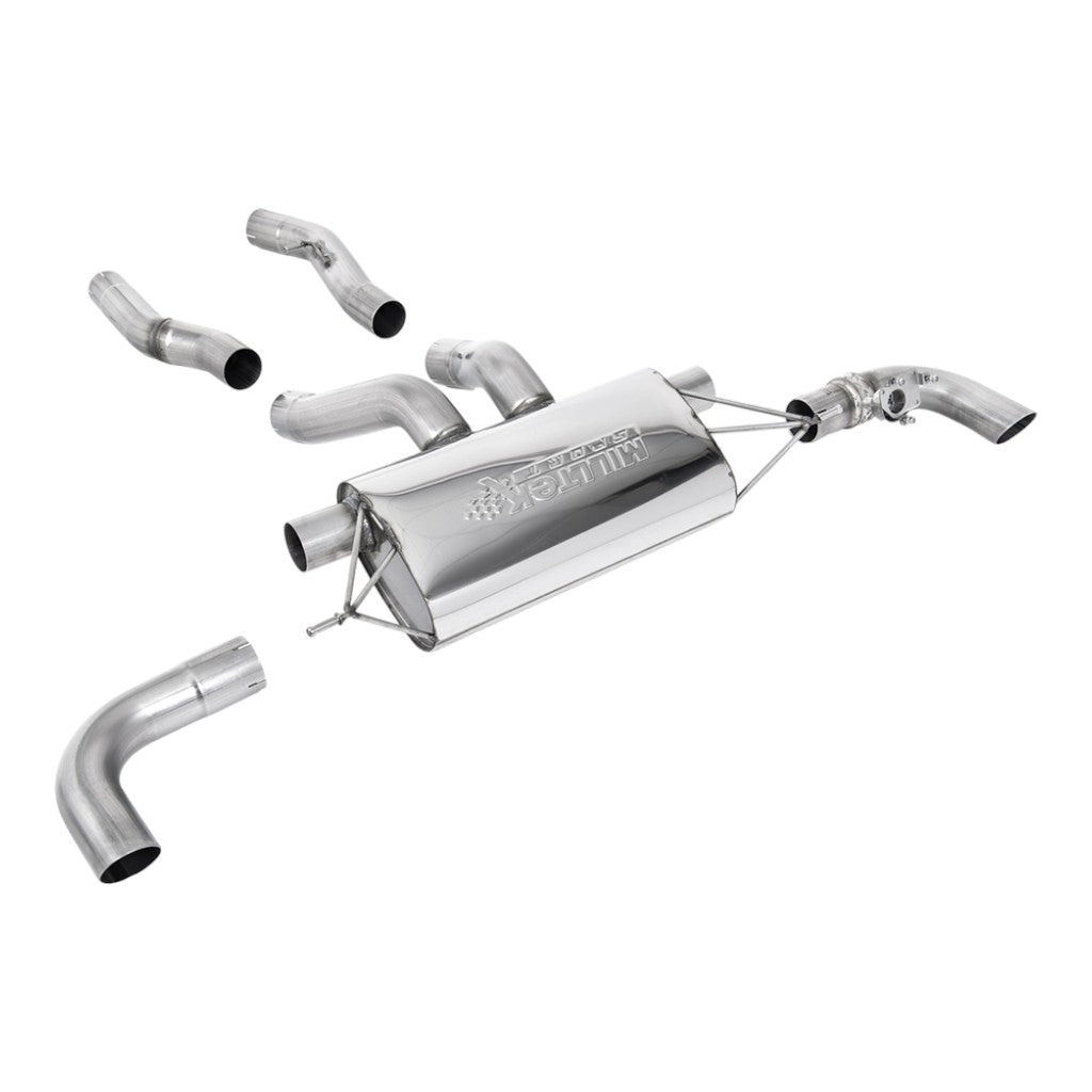 MILLTEK SSXBM1219 Вихлопна система Axle-Back, 3" для BMW M240i Xdrive (G42) Photo-0 