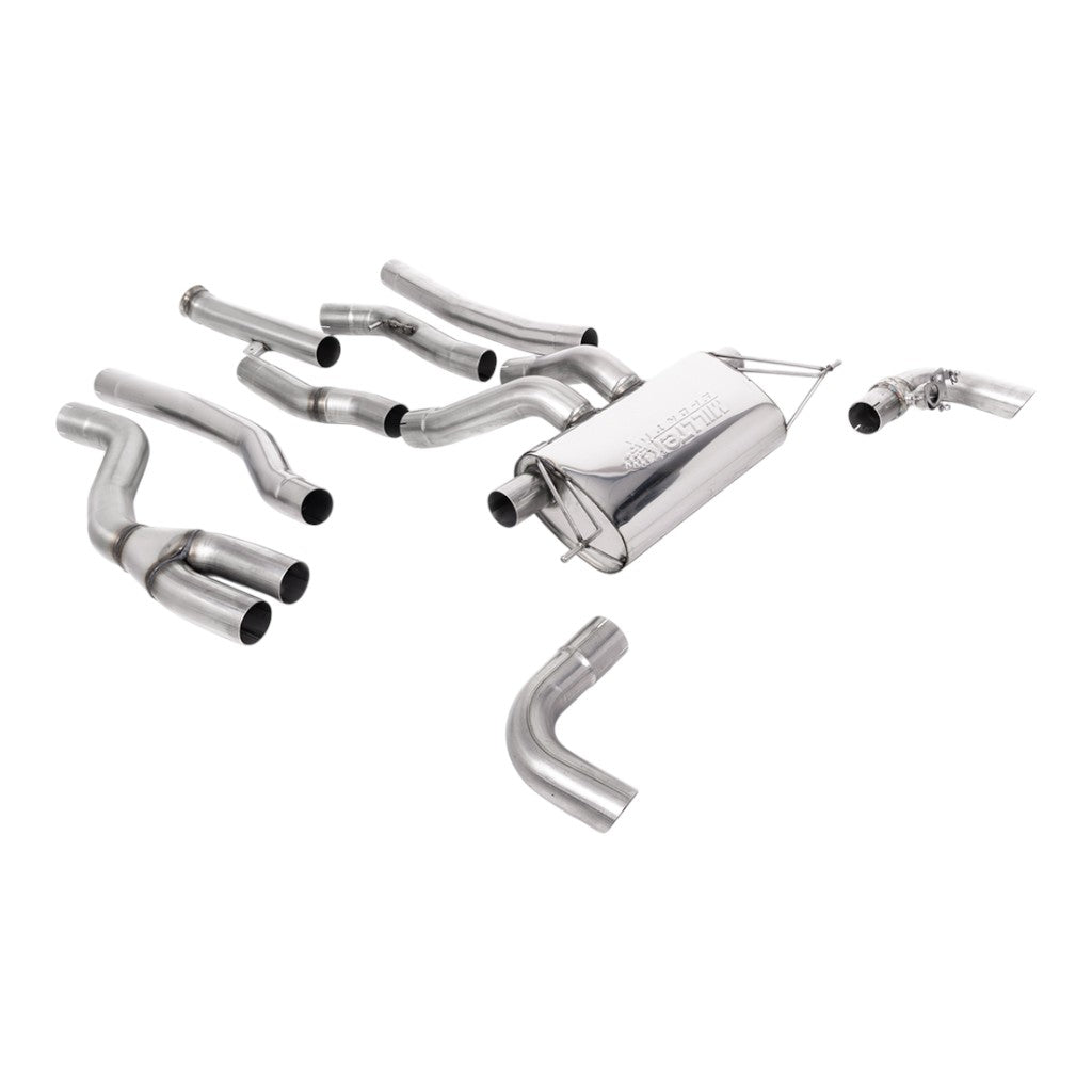 MILLTEK SSXBM1222 Вихлопна система Cat-Back, 3" для BMW M240i XDrive (G42) OPF/GPF Photo-0 