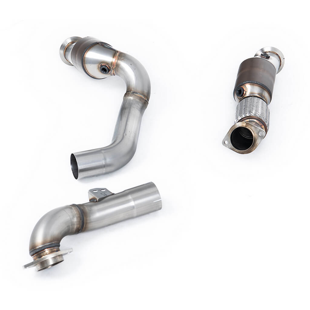 MILLTEK SSXBM1235 Даунпайп з каталізатором, 3" (No CEL) для BMW M2 (G87) / M3 (G80 / G81) / M4 (G82) Photo-0 