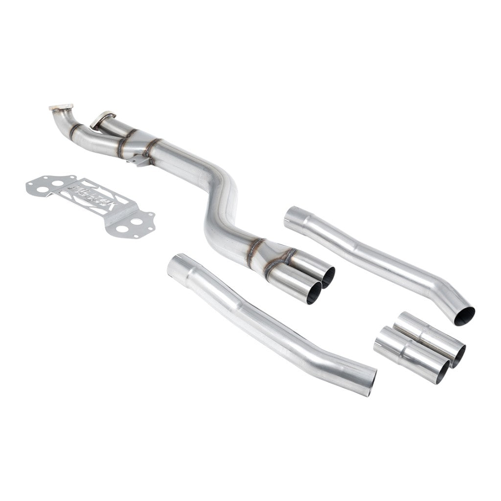 MILLTEK SSXBM1337 Система обходу OPF/GPF, 4" для BMW M3 (G80 / G81) / M4 (G82) Photo-0 
