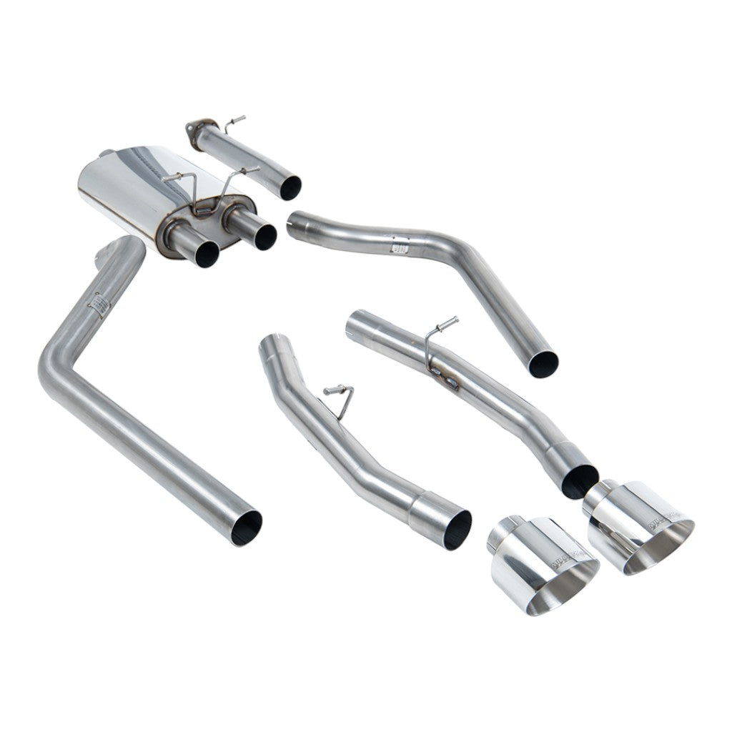 MILLTEK SSXDOD106 Вихлопна система Cat-Back, 3" (поліровані насадки) для RAM 1500 5.7L 2019-2024 Photo-0 