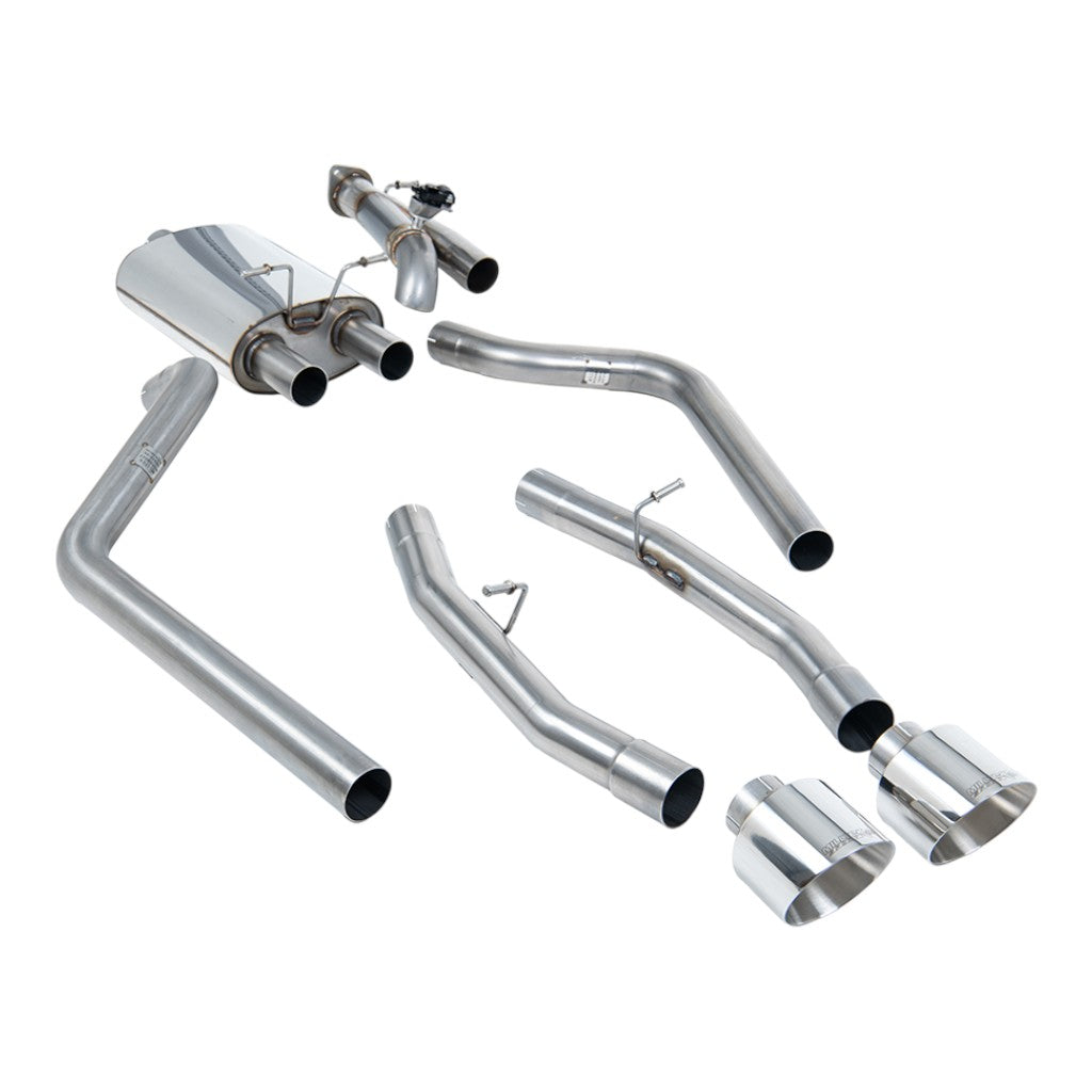 MILLTEK SSXDOD108 Вихлопна система Cat-Back, 3" (поліровані насадки) для RAM 1500 5.7L 2019-2024 Photo-0 
