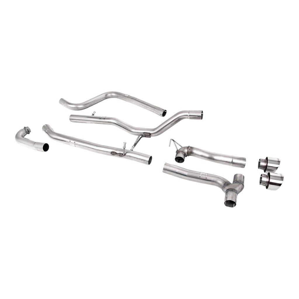 MILLTEK SSXFD371 Вихлопна система Cat-Back, 2.37" (насадки поліровані GT-100) для FORD Fiesta ST-Line (MK8) Non-OPF/GPF 2017-2019 Photo-0 