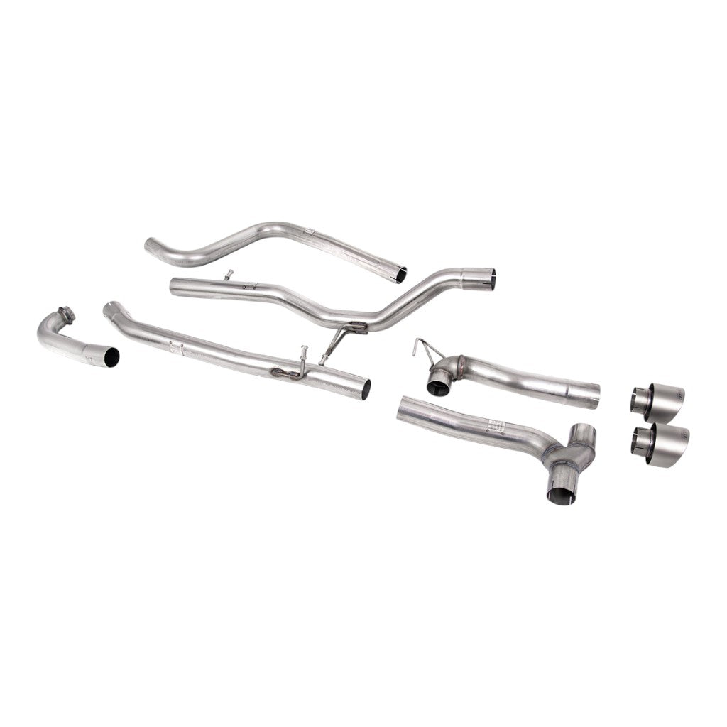 MILLTEK SSXFD373 Вихлопна система Cat-Back, 2.37" (насадки GT-100, матовий титан) для FORD Fiesta ST-Line (MK8) Non-OPF/GPF 2017-2019 Photo-0 