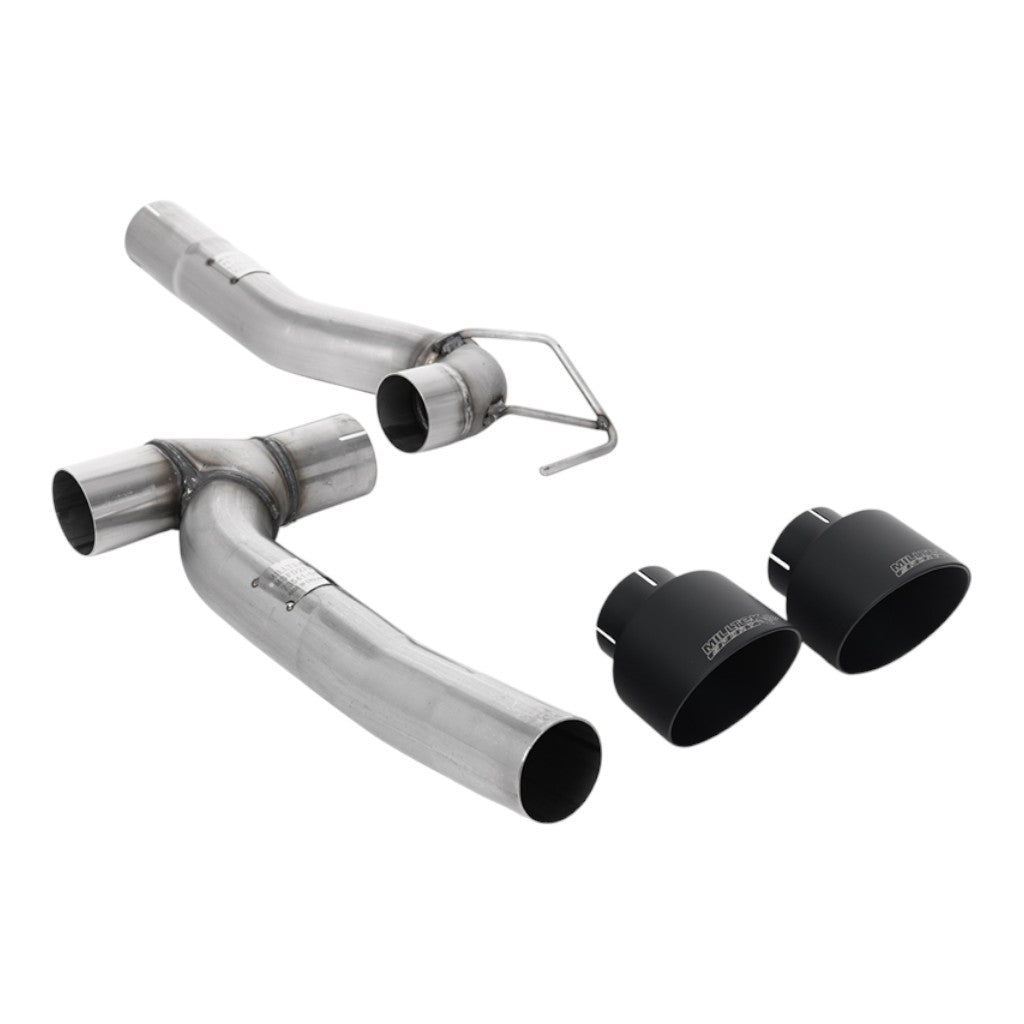 MILLTEK SSXFD380 Комплект оновлення для Milltek Cat-Back (насадки GT-100, чорний Cerakote) для FORD Fiesta ST-Line 1.0T EcoBoost (MK8) 2017- Photo-0 