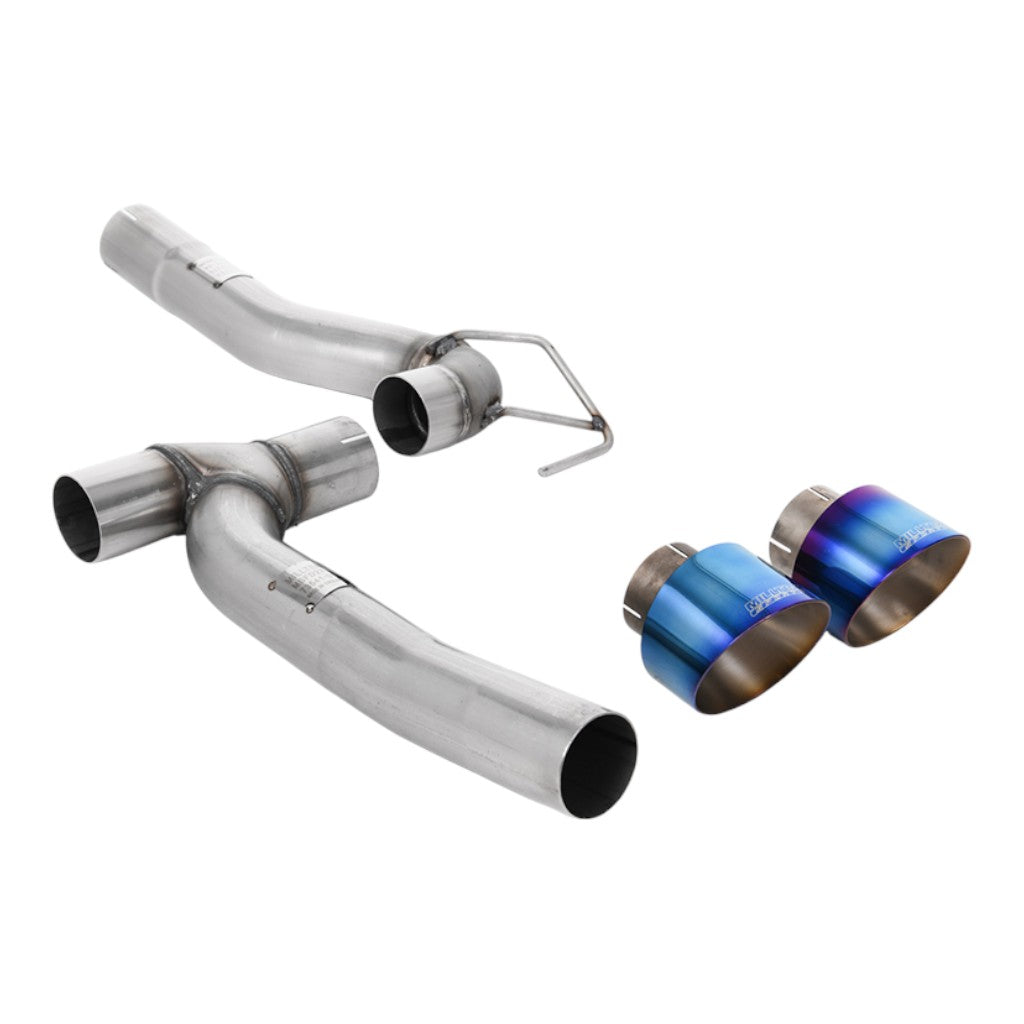 MILLTEK SSXFD382 Комплект оновлення для Milltek Cat-Back (насадки GT-100, синій титан) для FORD Fiesta ST-Line 1.0T EcoBoost (MK8) 2017- Photo-0 