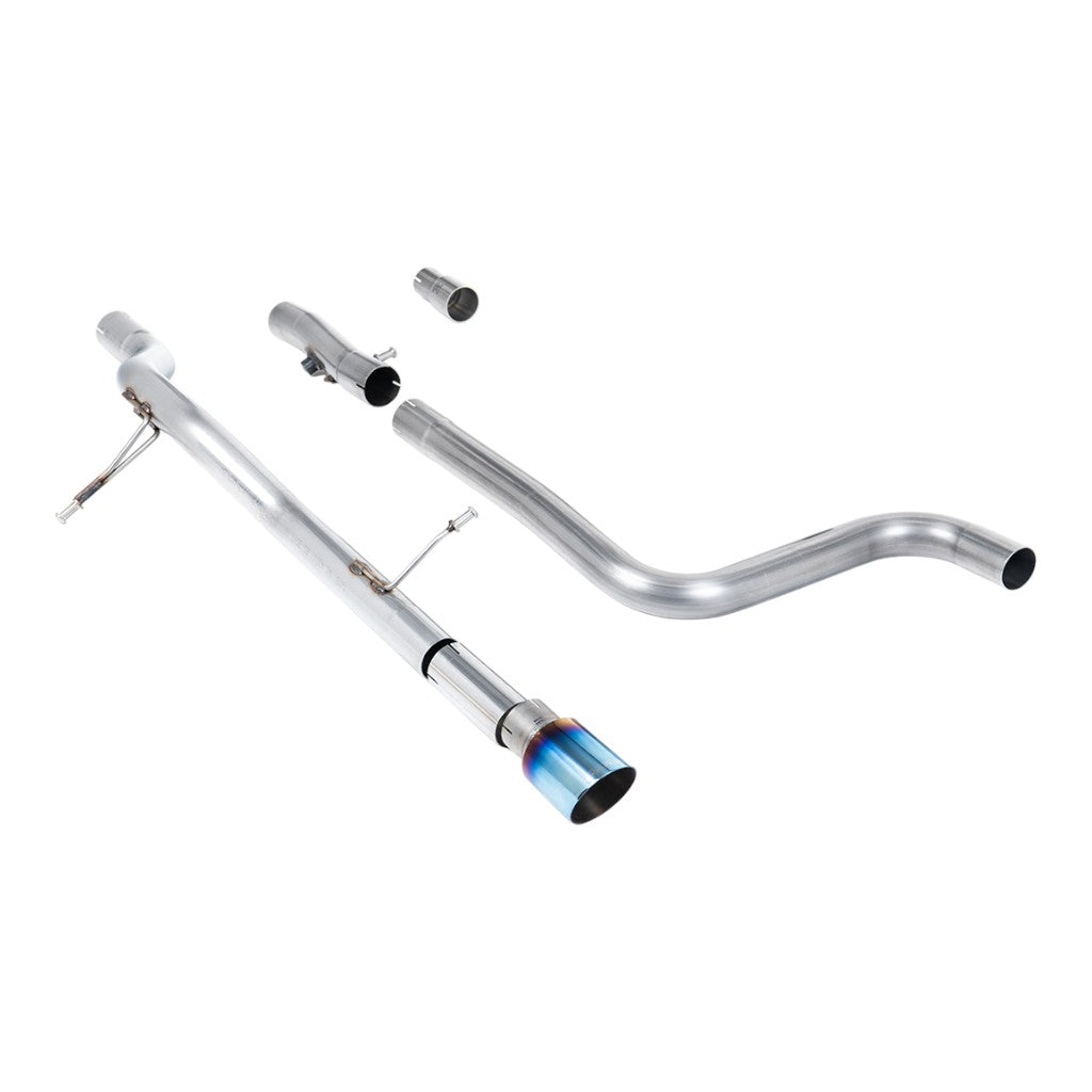 MILLTEK SSXFD394 Вихлопна система Filter-Back, 2.37" (насадка GT-90, синій титан) для FORD Fiesta ST-Line 155ps Hybrid OPF/GPF 2020- Photo-0 