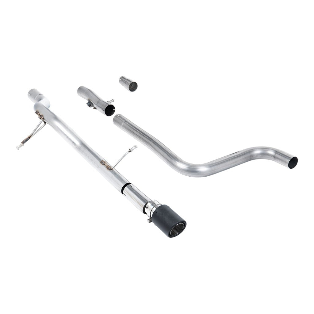 MILLTEK SSXFD395 Вихлопна система Filter-Back, 2.37" (насадка JET-90, карбон) для FORD Fiesta ST-Line 155ps Hybrid OPF/GPF 2020- Photo-0 