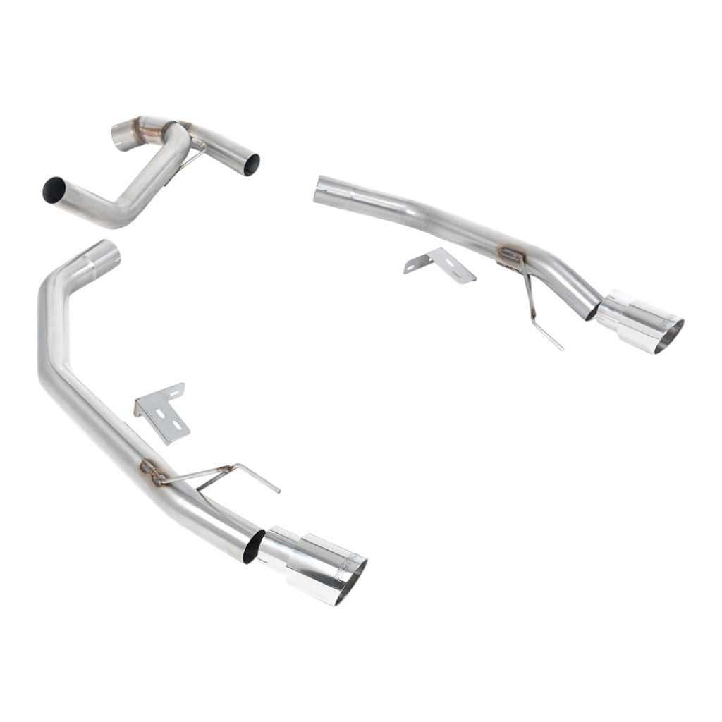 MILLTEK SSXFD444 Вихлопна система Axle-Back, 2.76" (насадки поліровані GT-90) для FORD Ranger 2.0 TDCI Bi-Turbo 2022- Photo-0 