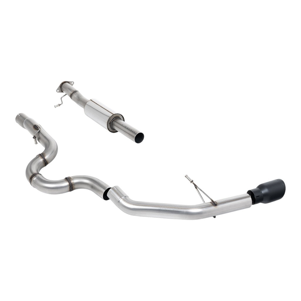 MILLTEK SSXFD465 Вихлопна система Cat-Back, 2.76" (насадка GT-100, чорний Cerakote) для FORD Bronco 2.3L / 2.7L EcoBoost 4-Door 2021- Photo-0 