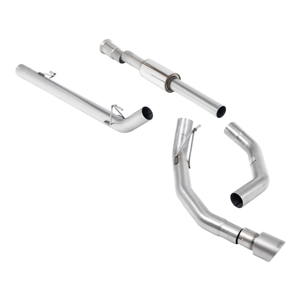 MILLTEK SSXFD486 Вихлопна система Cat-Back, 3" (насадка GT-100, матовий титан) для FORD F-150 SuperCrew 5.0 V8 2021- Photo-0 