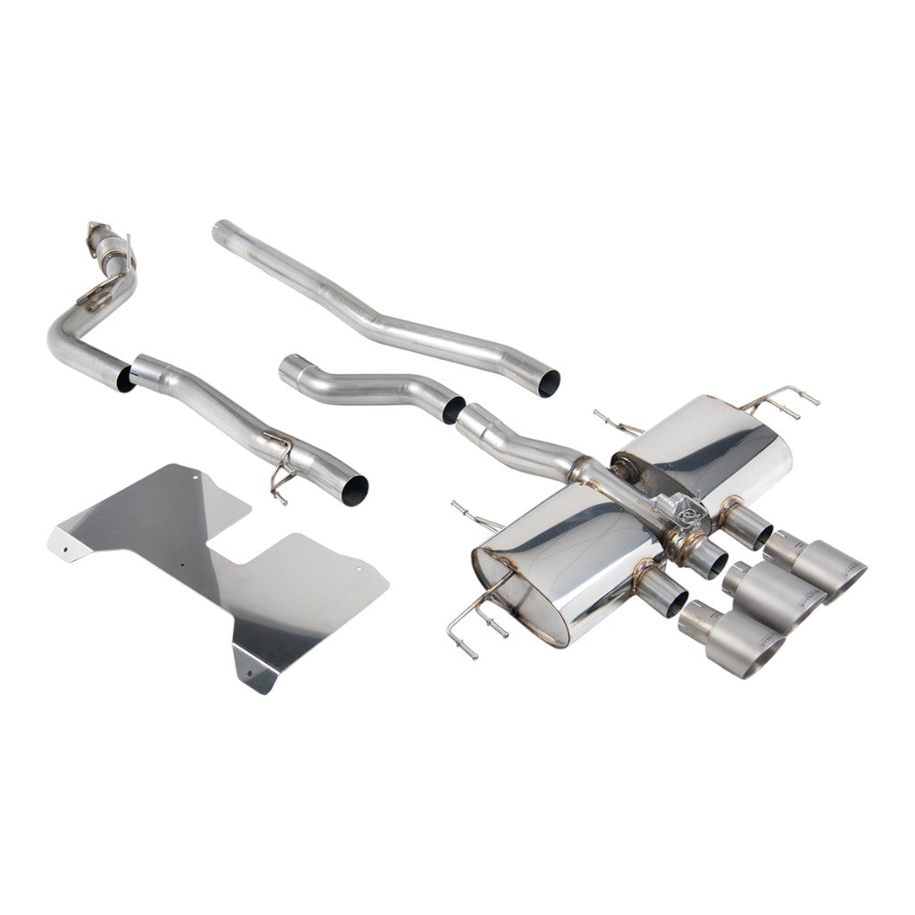 MILLTEK SSXHO285 Вихлопна система Cat-Back, 3" (насадки - матовий титан) для HONDA Civic Type R (FL5) 2022- Photo-0 