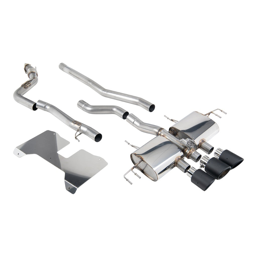 MILLTEK SSXHO287 Вихлопна система Cat-Back, 3" (насадки карбонові) для HONDA Civic Type R (FL5) 2022- Photo-0 