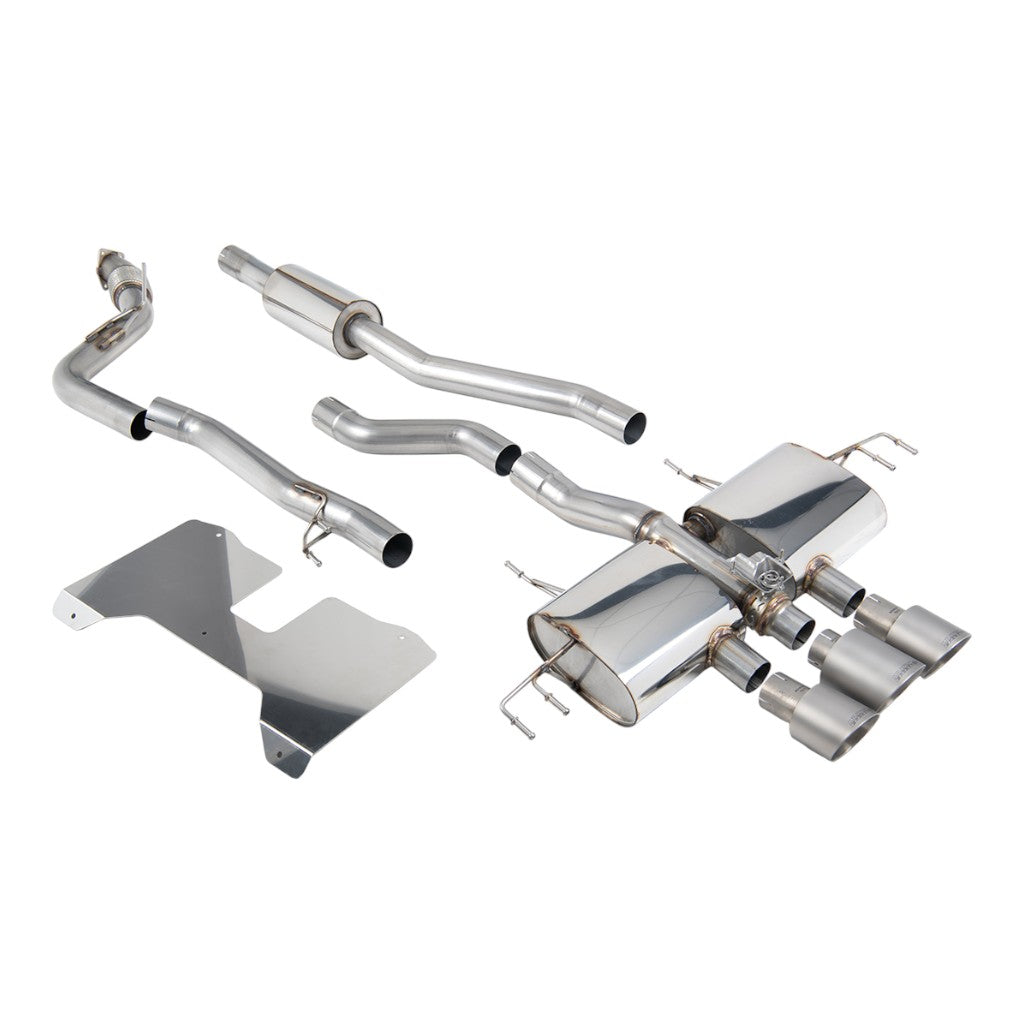 MILLTEK SSXHO290 Вихлопна система Cat-Back, 3" (насадки - матовий титан) для HONDA Civic Type R (FL5) 2022- Photo-0 