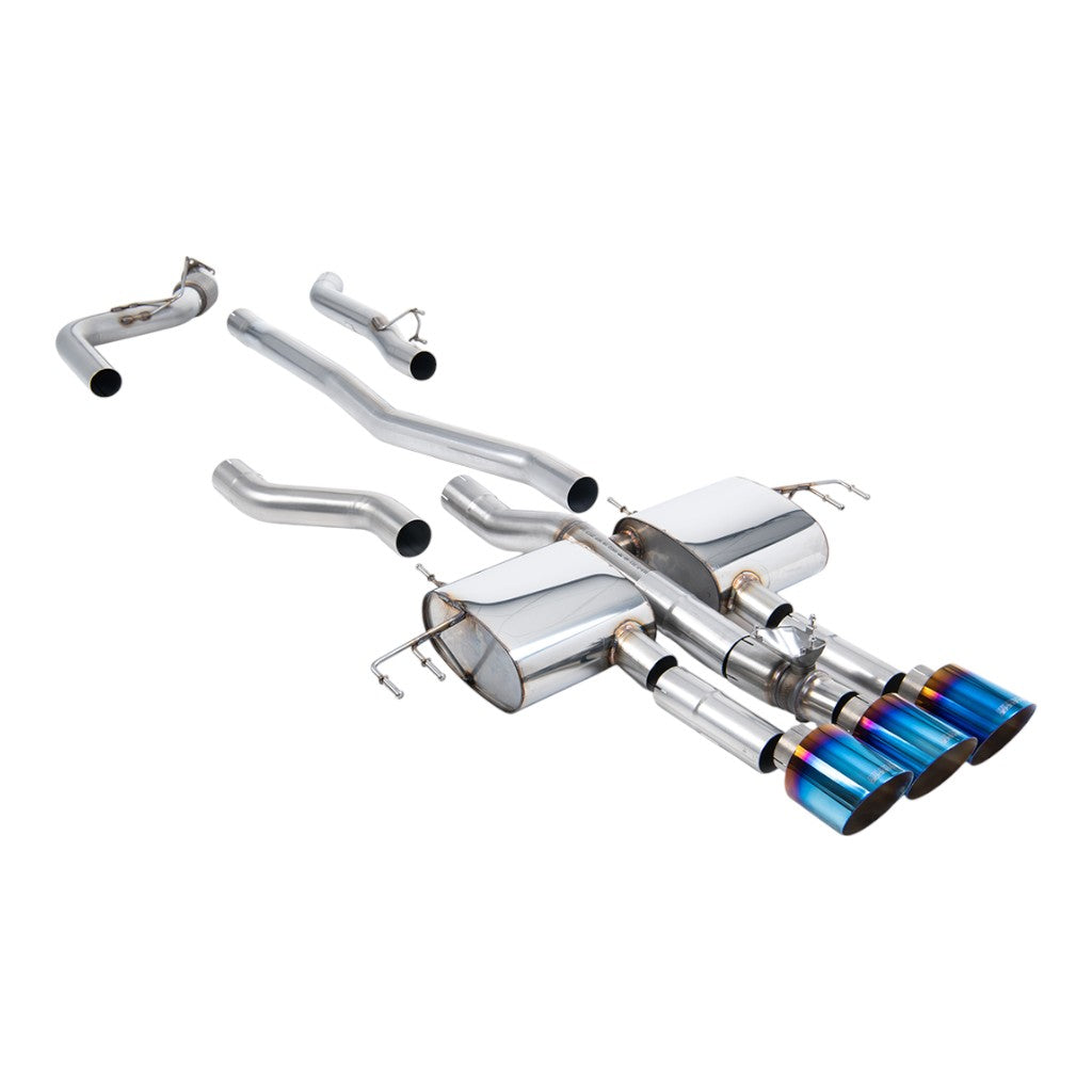 MILLTEK SSXHO308 Вихлопна система Cat-Back, 3" (насадки GT-115, синій титан) для ACURA Integra Type S (DE5) 2023- Photo-0 