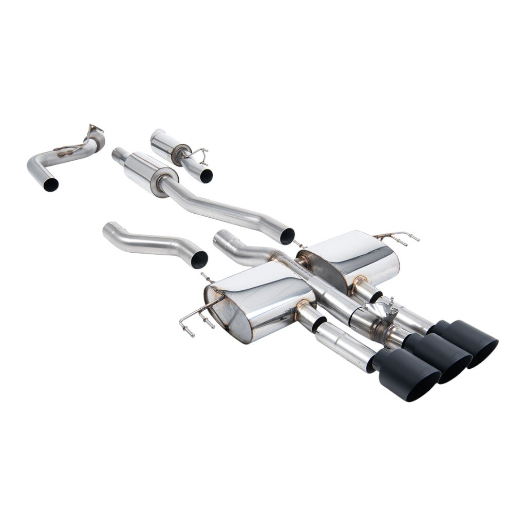 MILLTEK SSXHO311 Вихлопна система Cat-Back, 3" (насадки GT-115, чорний Cerakote) для ACURA Integra Type S (DE5) 2023- Photo-0 