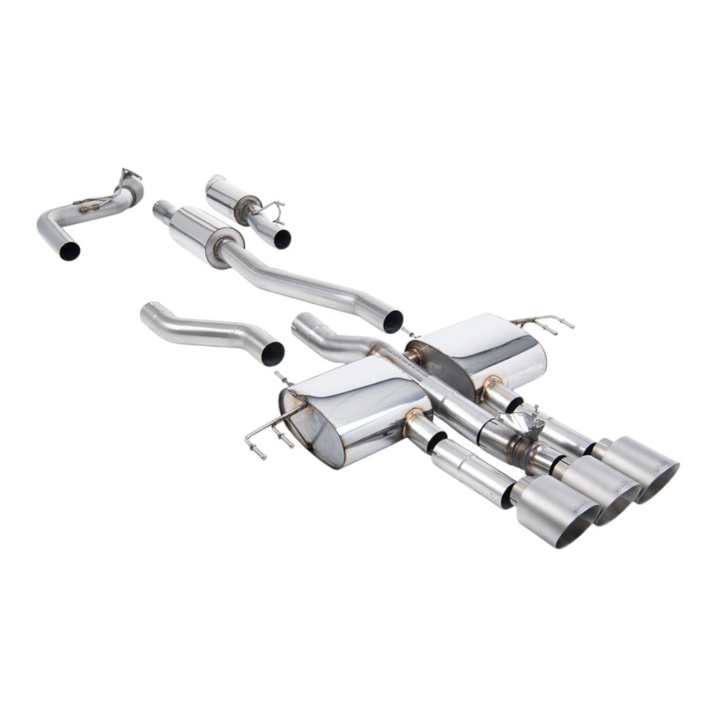 MILLTEK SSXHO312 Вихлопна система Cat-Back, 3" (насадки GT-115, матовий титан) для ACURA Integra Type S (DE5) 2023- Photo-0 