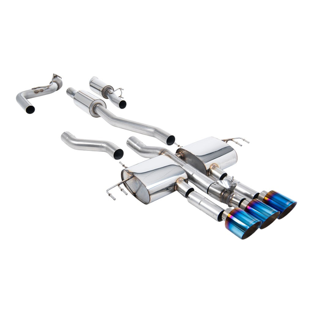 MILLTEK SSXHO313 Вихлопна система Cat-Back, 3" (насадки GT-115, синій титан) для ACURA Integra Type S (DE5) 2023- Photo-0 