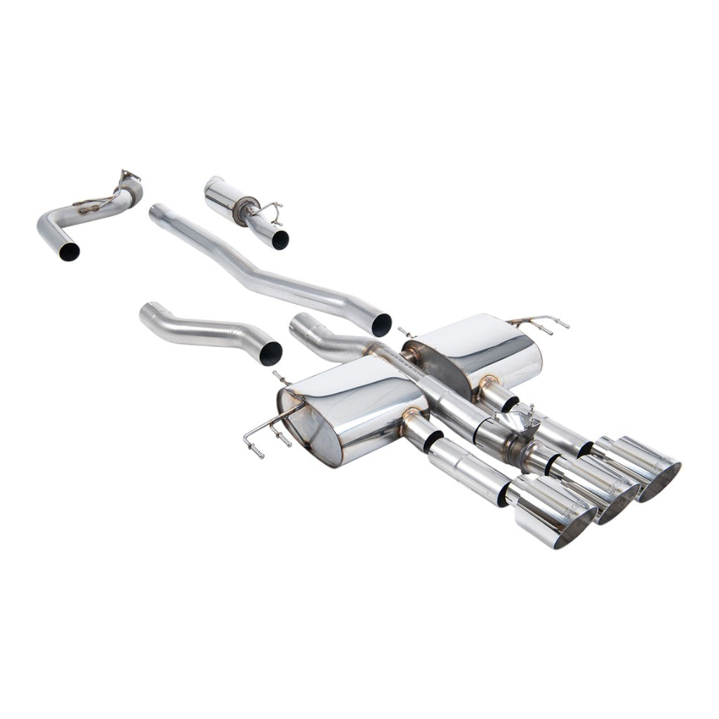 MILLTEK SSXHO315 Вихлопна система Cat-Back, 3" (насадки поліровані GT-115) для ACURA Integra Type S (DE5) 2023- Photo-0 