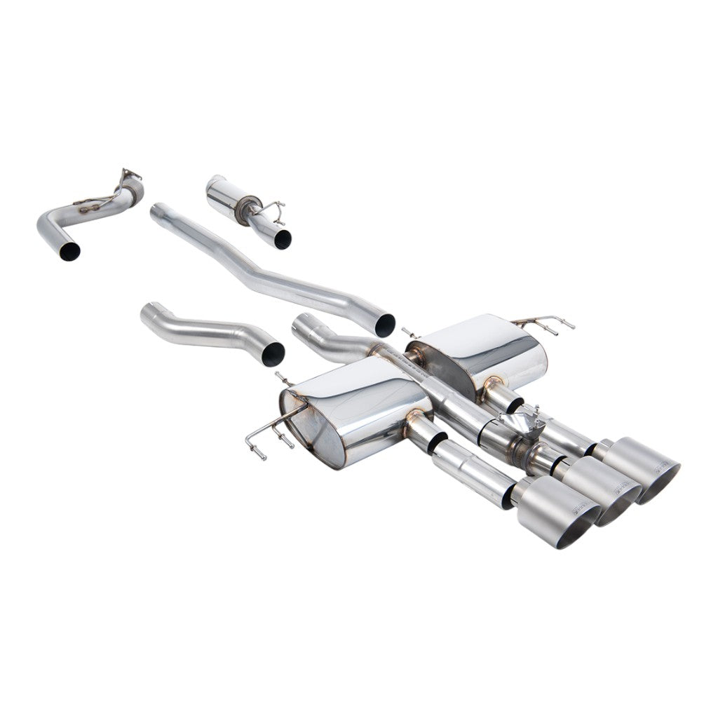 MILLTEK SSXHO317 Вихлопна система Cat-Back, 3" (насадки GT-115, матовий титан) для ACURA Integra Type S (DE5) 2023- Photo-0 