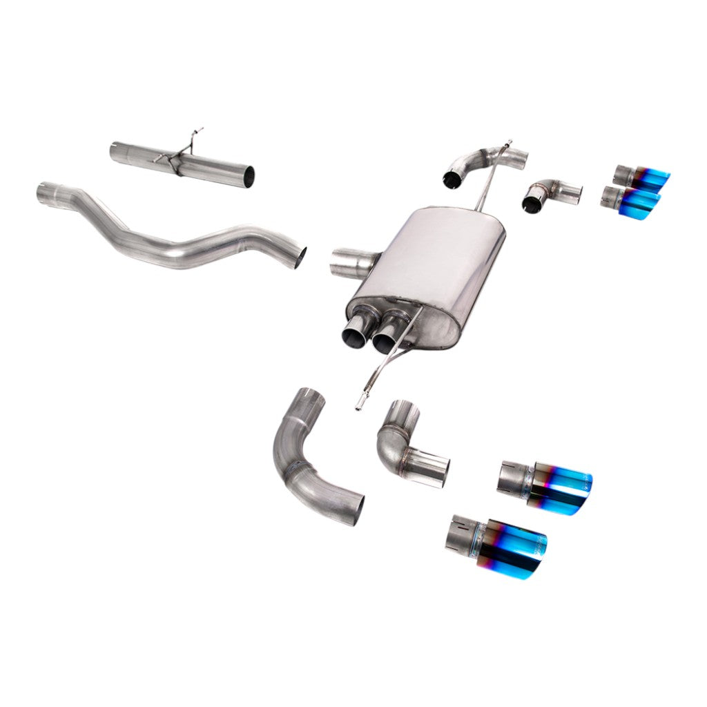 MILLTEK SSXLR148 Вихлопна система Filter-Back, 3" (насадки GT-90, матовий титан) для LAND ROVER Defender 90 P300 / P400e 2020- Photo-0 