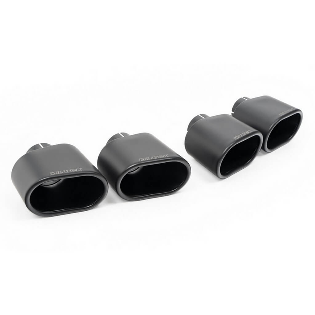 MILLTEK SSXLR253 Вихлопна система Cat-Back 3.15", з клапанами (насадки - чорний Cerakote) для RANGE ROVER P400 3.0 (L461) 2022- Photo-1 