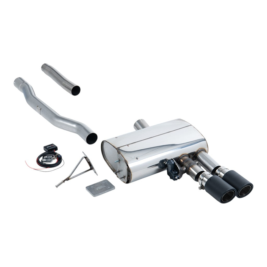 MILLTEK SSXM476 Вихлопна система Filter-Back, 2.76" (насадки JET-90, карбон) для MINI Cooper S LCI EU (F56) GPF/OPF 2019-2020 Photo-0 